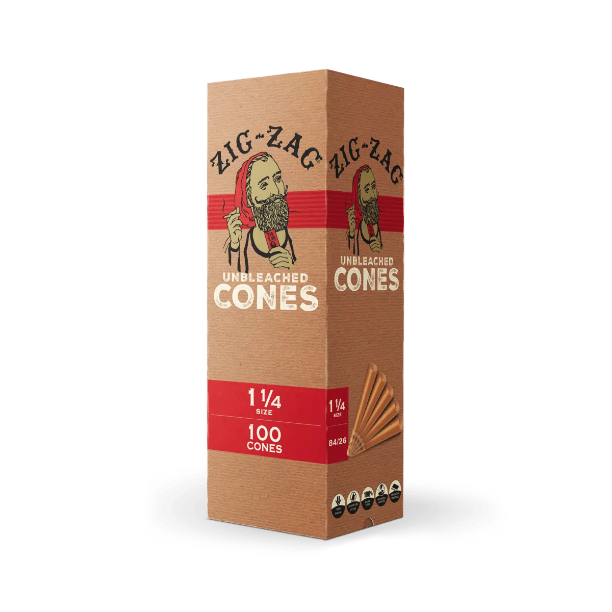 unbleached cones