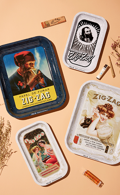 Zig-Zag pre-rolled cones neatly packed in a box featuring the iconic bearded man logo and branding.