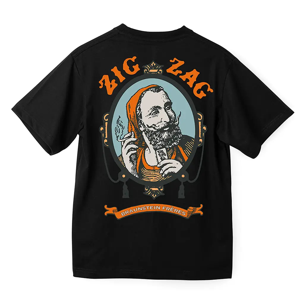 Zig-Zag Vintage Braunstein T-Shirt - Blackout