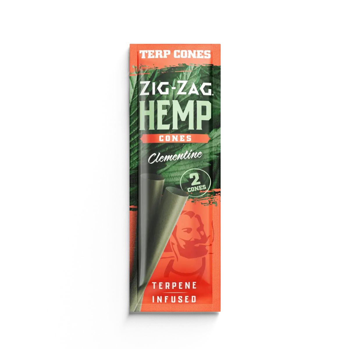 TOKYOHEMPCONNECTION HEMPパイプタンクトップ　7枚セット Zig-Zag Hemp Terpene Cones Clementine 2pk Carton | Zig-Zag