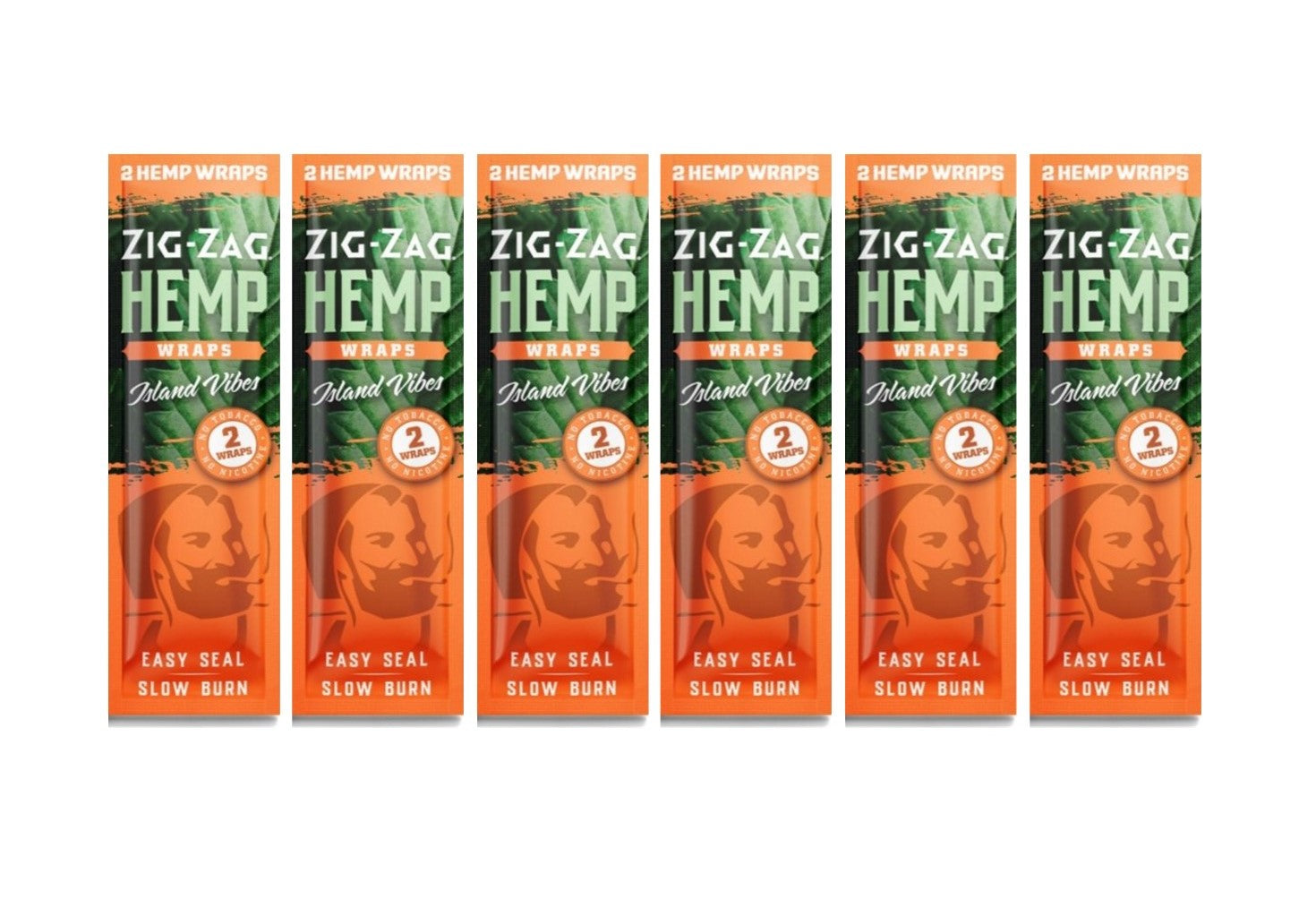 6 Pack Hemp Wraps - Island Vibes
