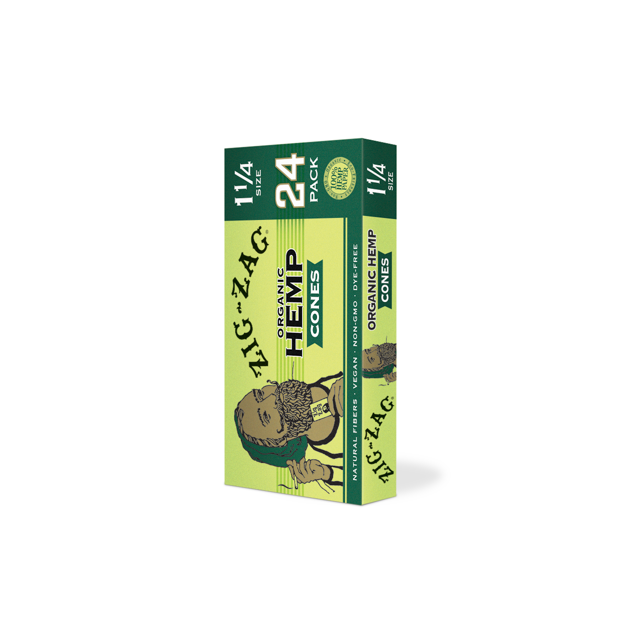 Organic Hemp Pre Rolled Cones 1 1/4 - 24 Pack