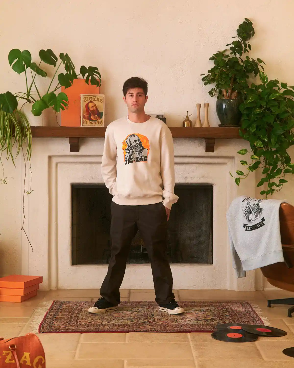 crew neck sweatshirt