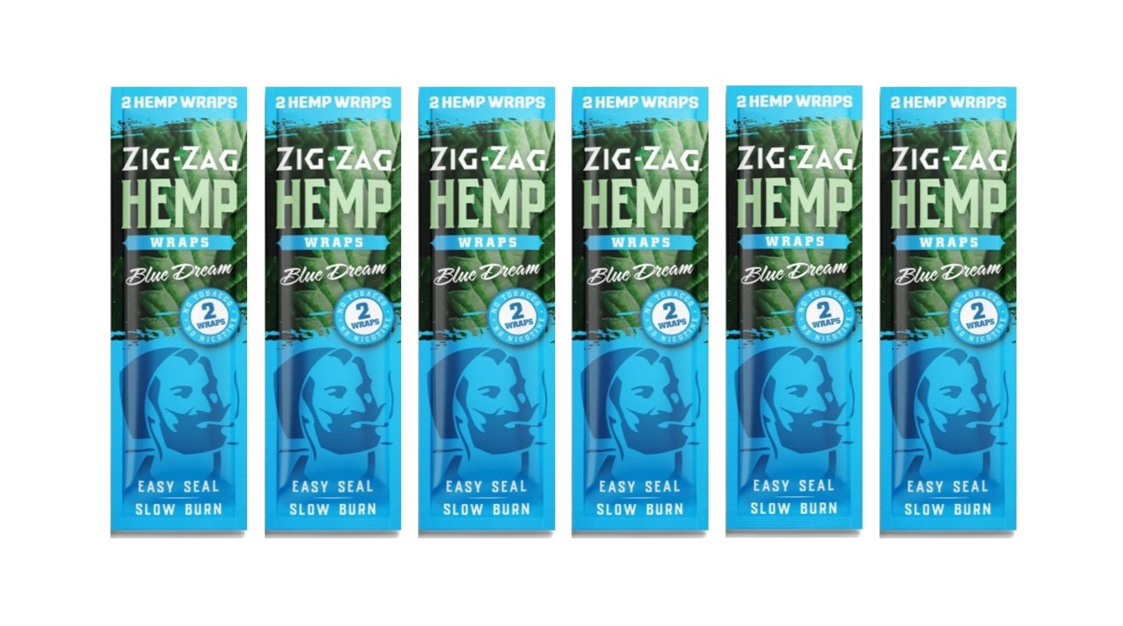 6 Pack Hemp Wraps - Blue Dream