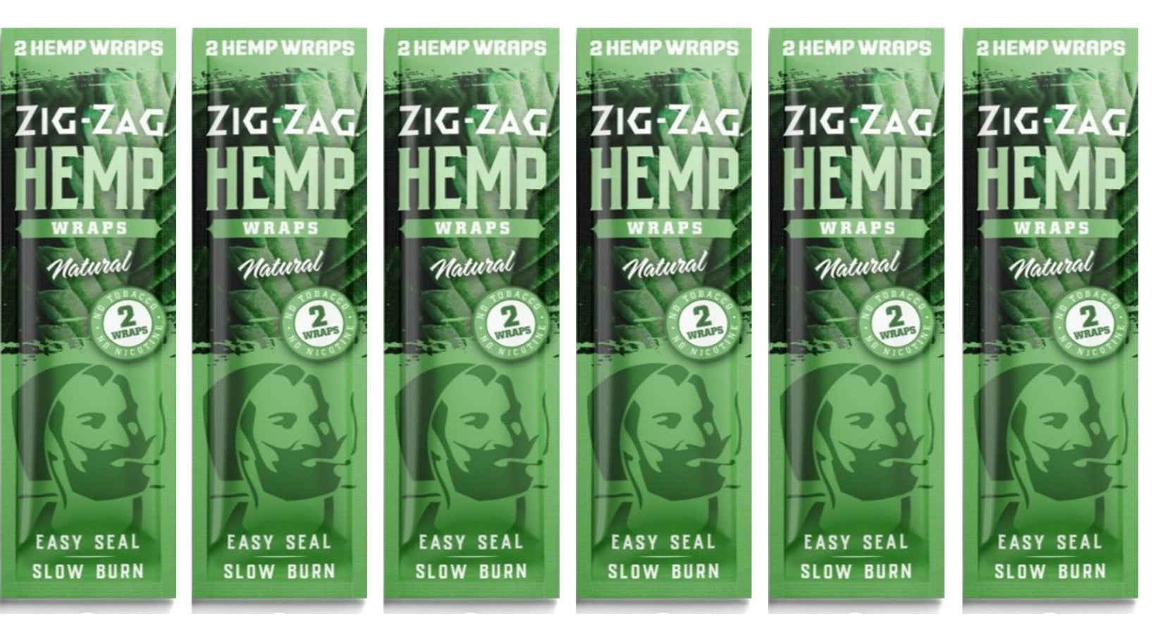 6 Pack Hemp Wraps - Natural
