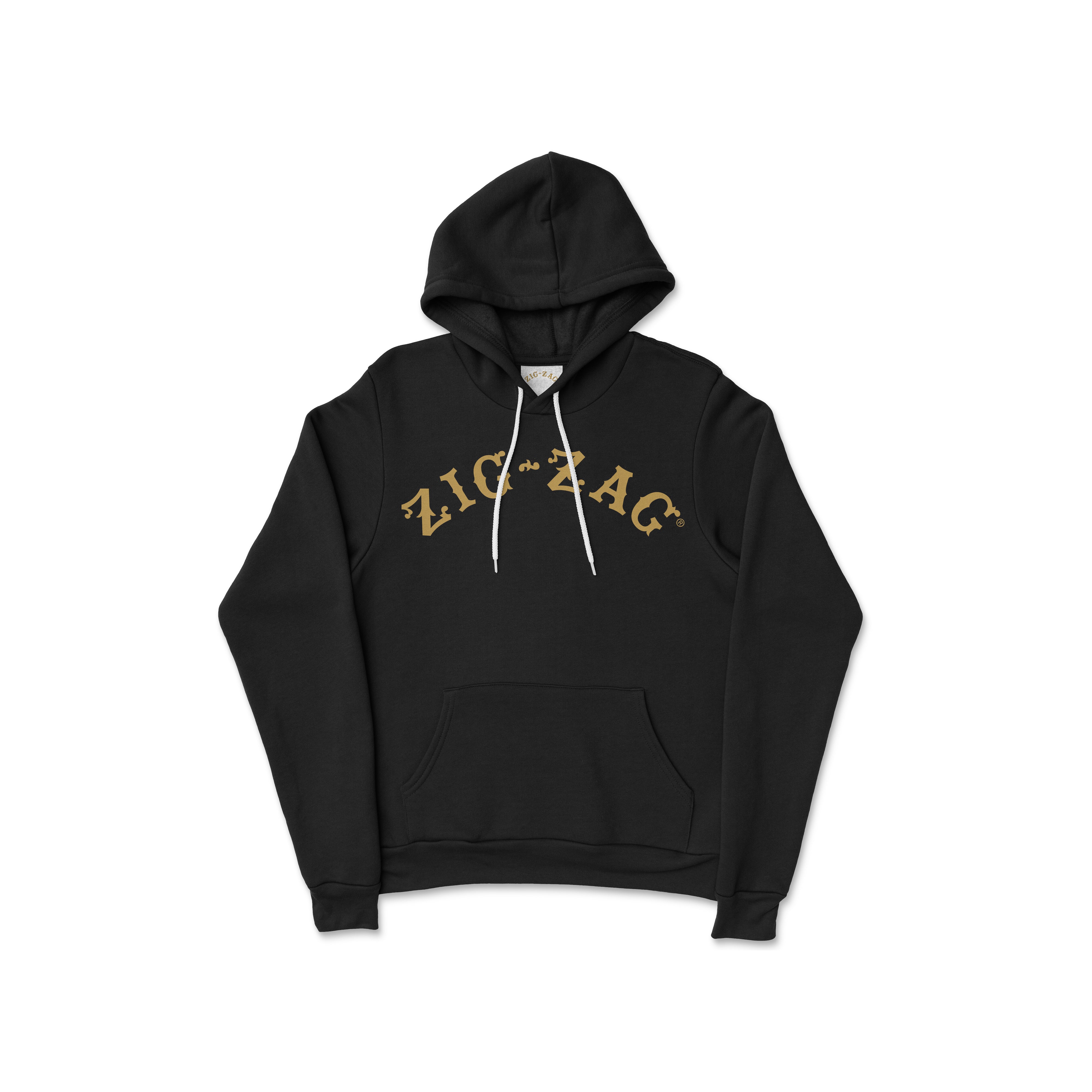 Black hoodie 2024 with gold