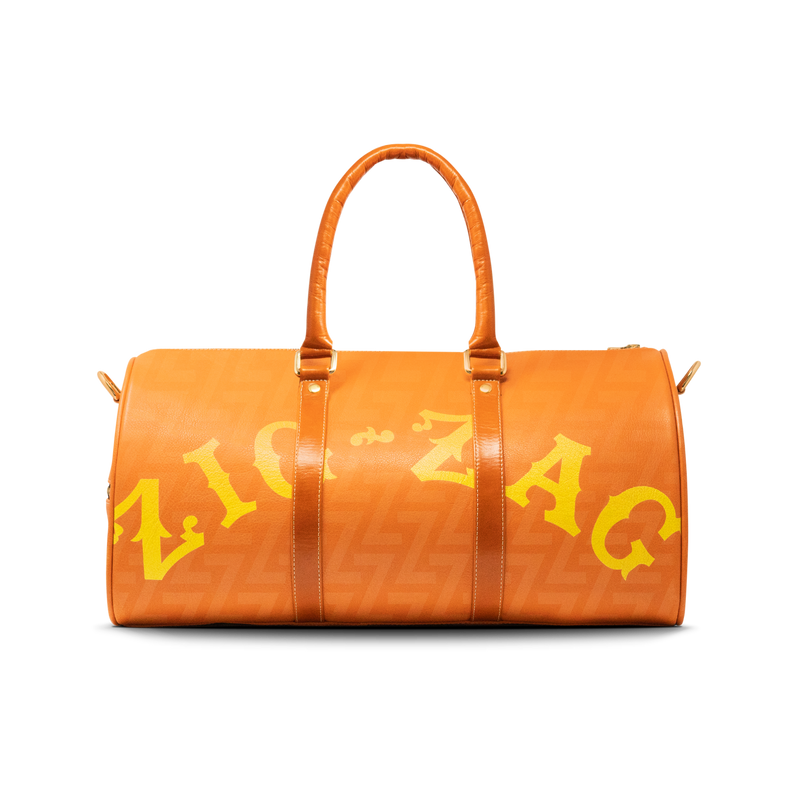1879 Leather Duffle Bag - French Orange