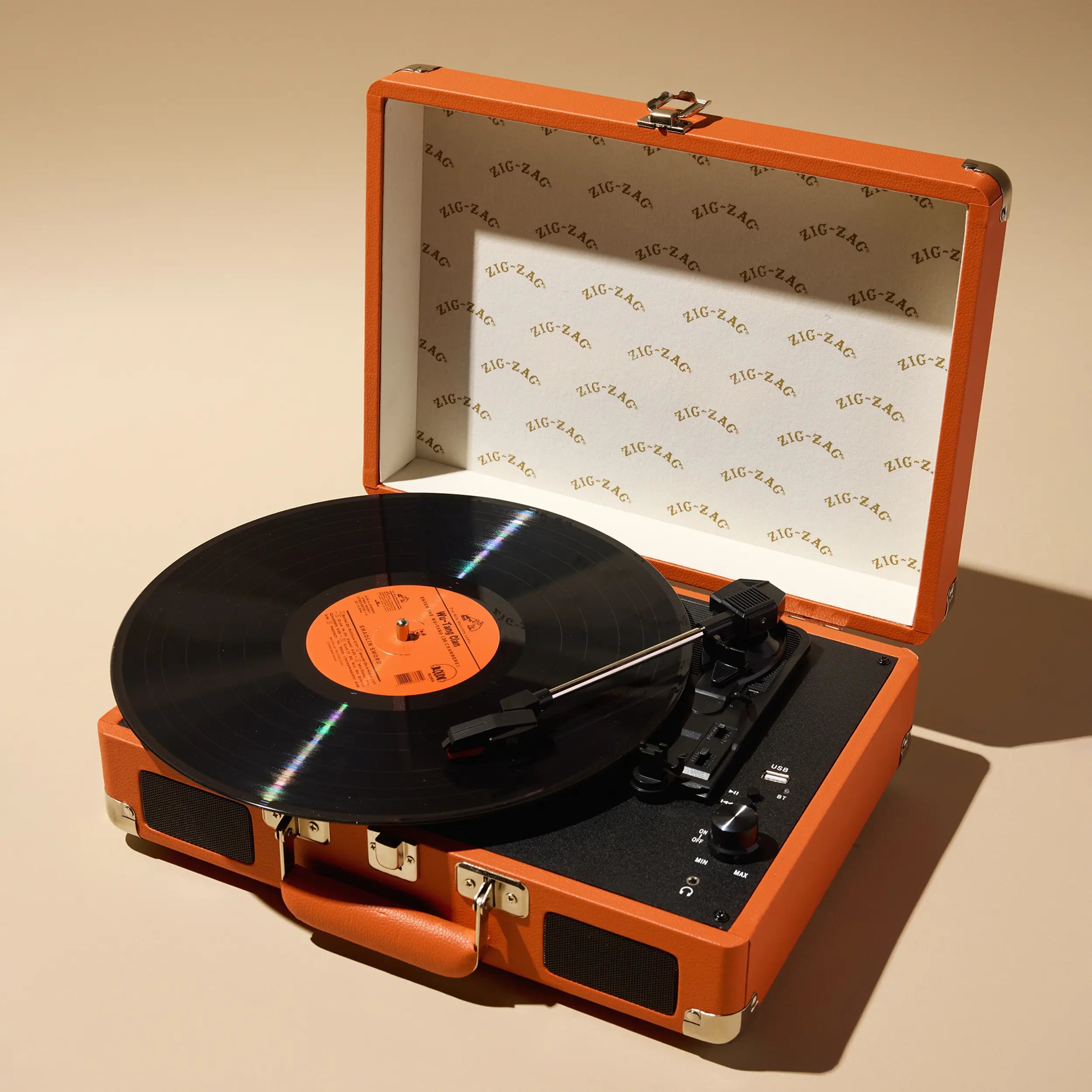 Zig-Zag Record Player