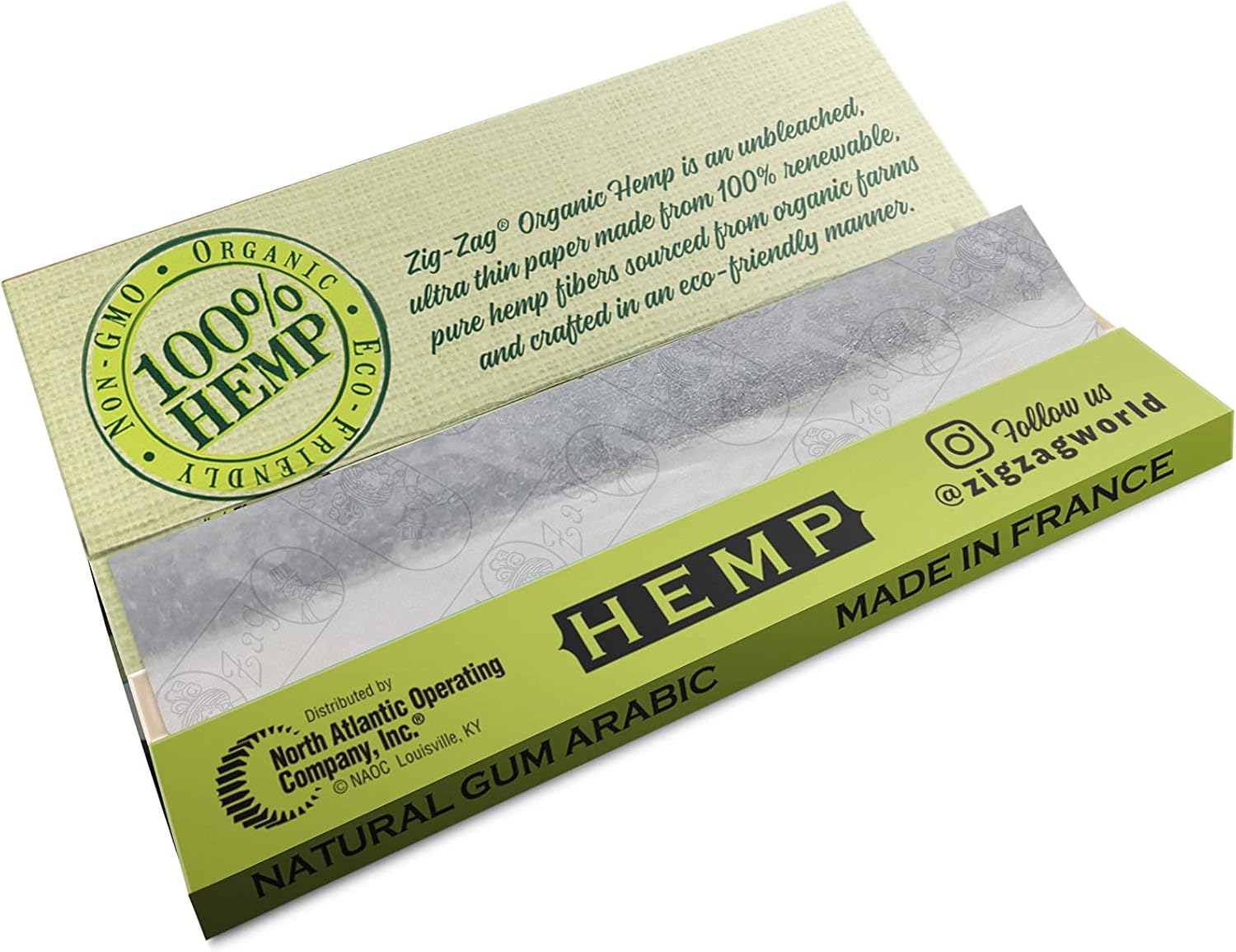 6 Pack Organic Hemp Papers 1 1/4