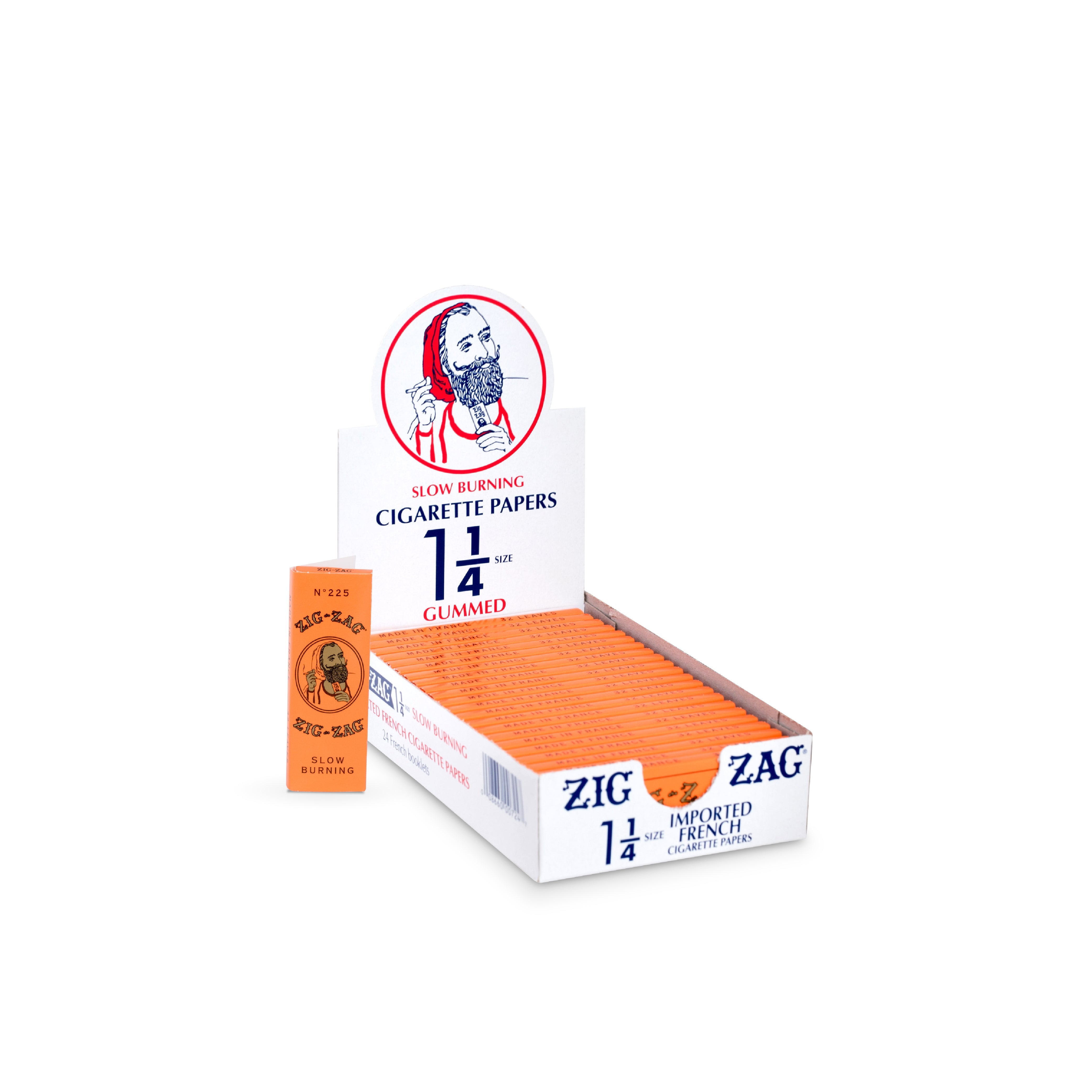 French Orange Rolling Papers 1 1/4 - 78 MM