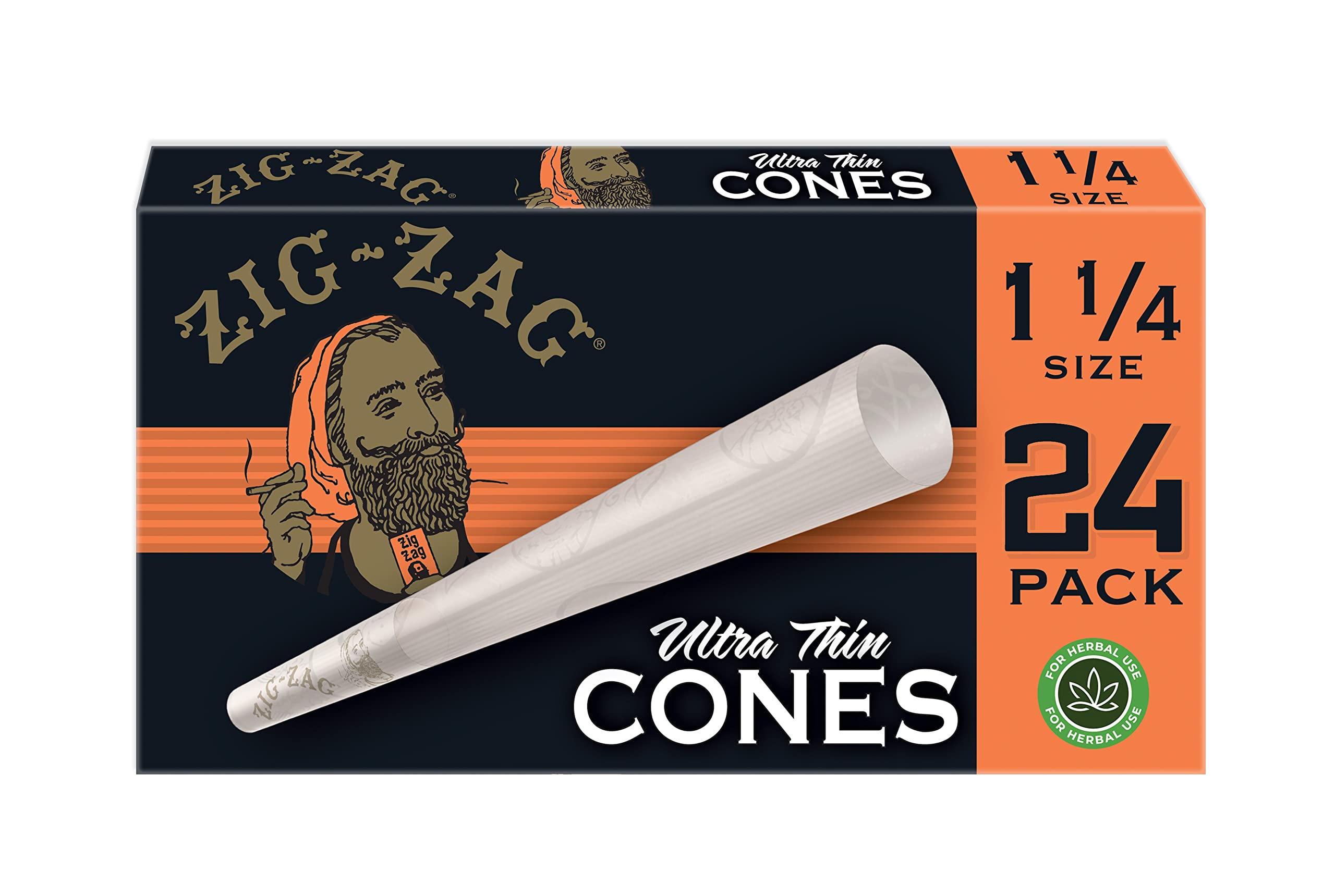 24 Ct Ultra Thin Cones 1 1/4