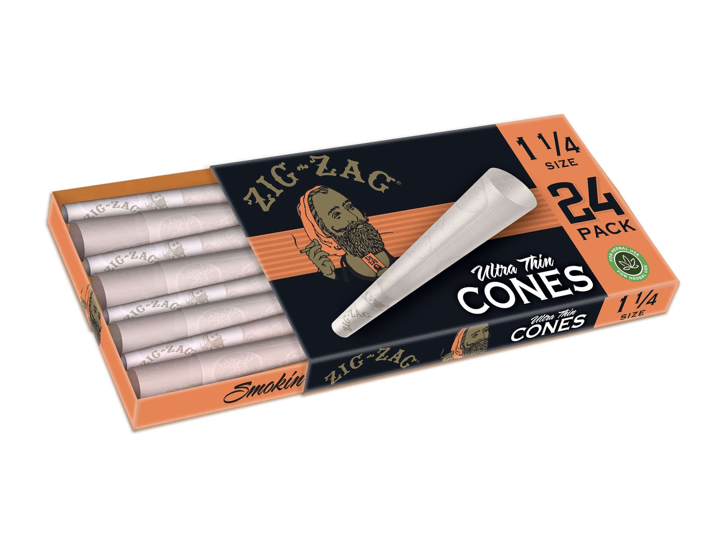 24 Ct Ultra Thin Cones 1 1/4