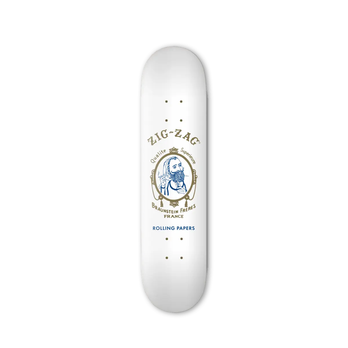 white skateboard deck