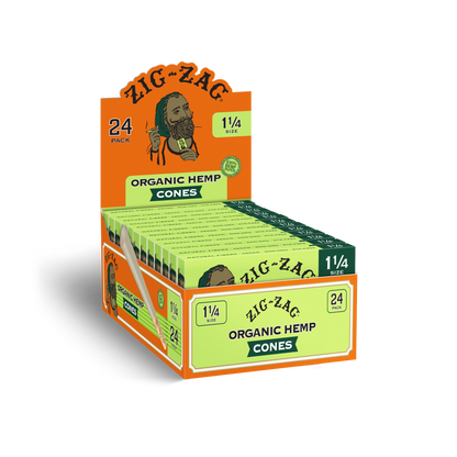 Organic Hemp  Pre Rolled Cones 1 1/4 - 24 Pack