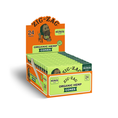 Organic Hemp  Pre Rolled Cones- 70MM - 24 Pack