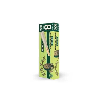 Organic Hemp Mini Pre Rolled Cones 70MM - 8 Pack