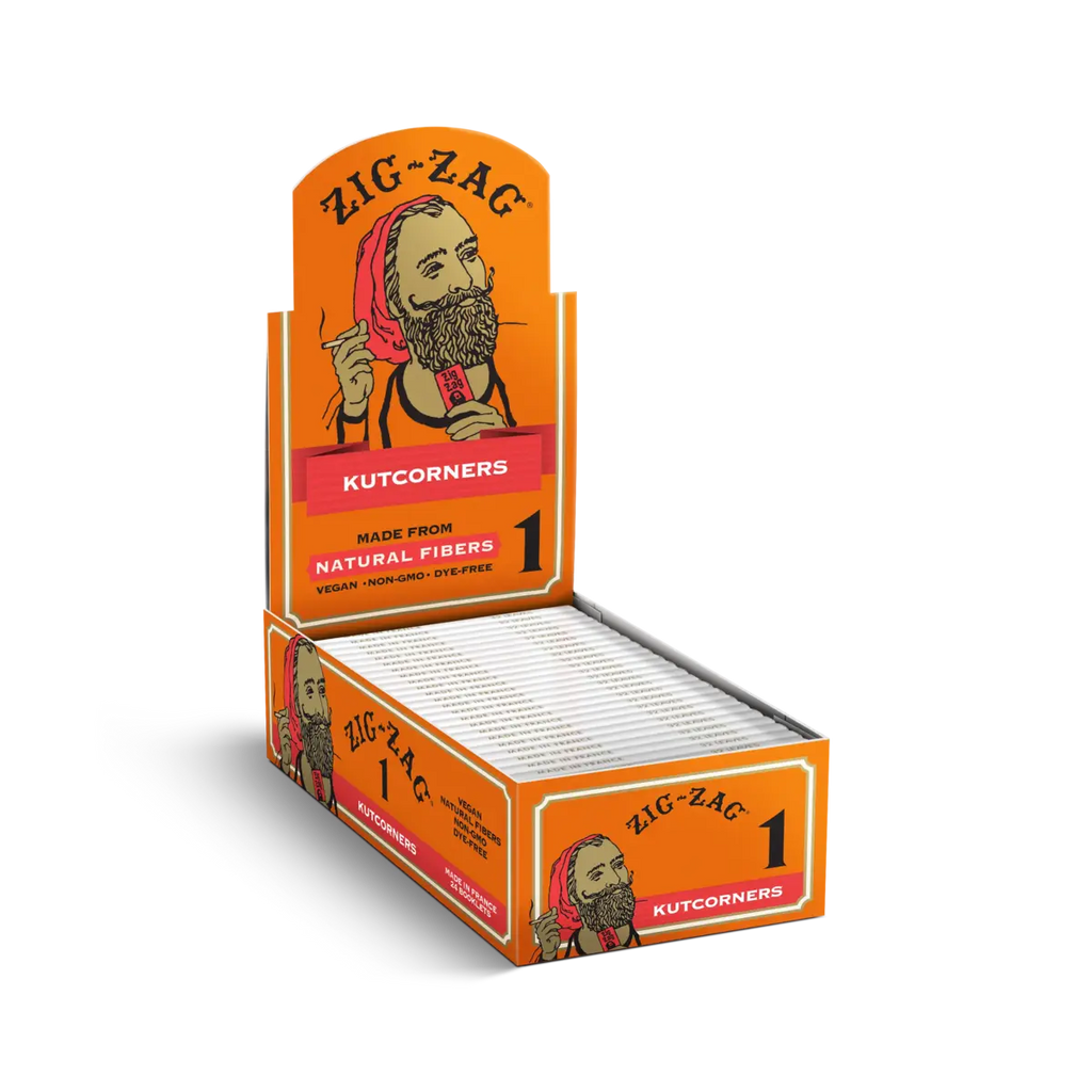 Slow Burning Cigarette Papers- Kutcorners | Zig-Zag