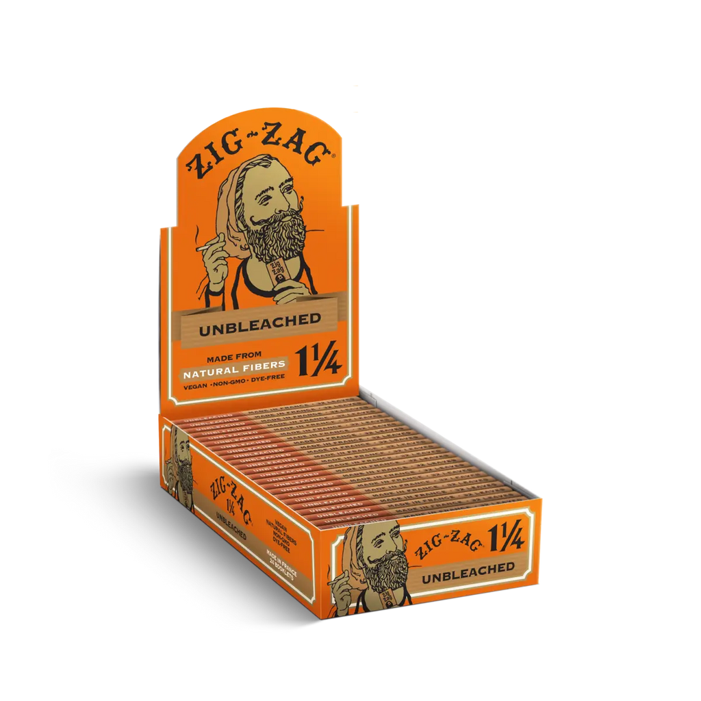 Unbleached 1 1/4 Papers - Natural Fiber Papers | Zig-Zag