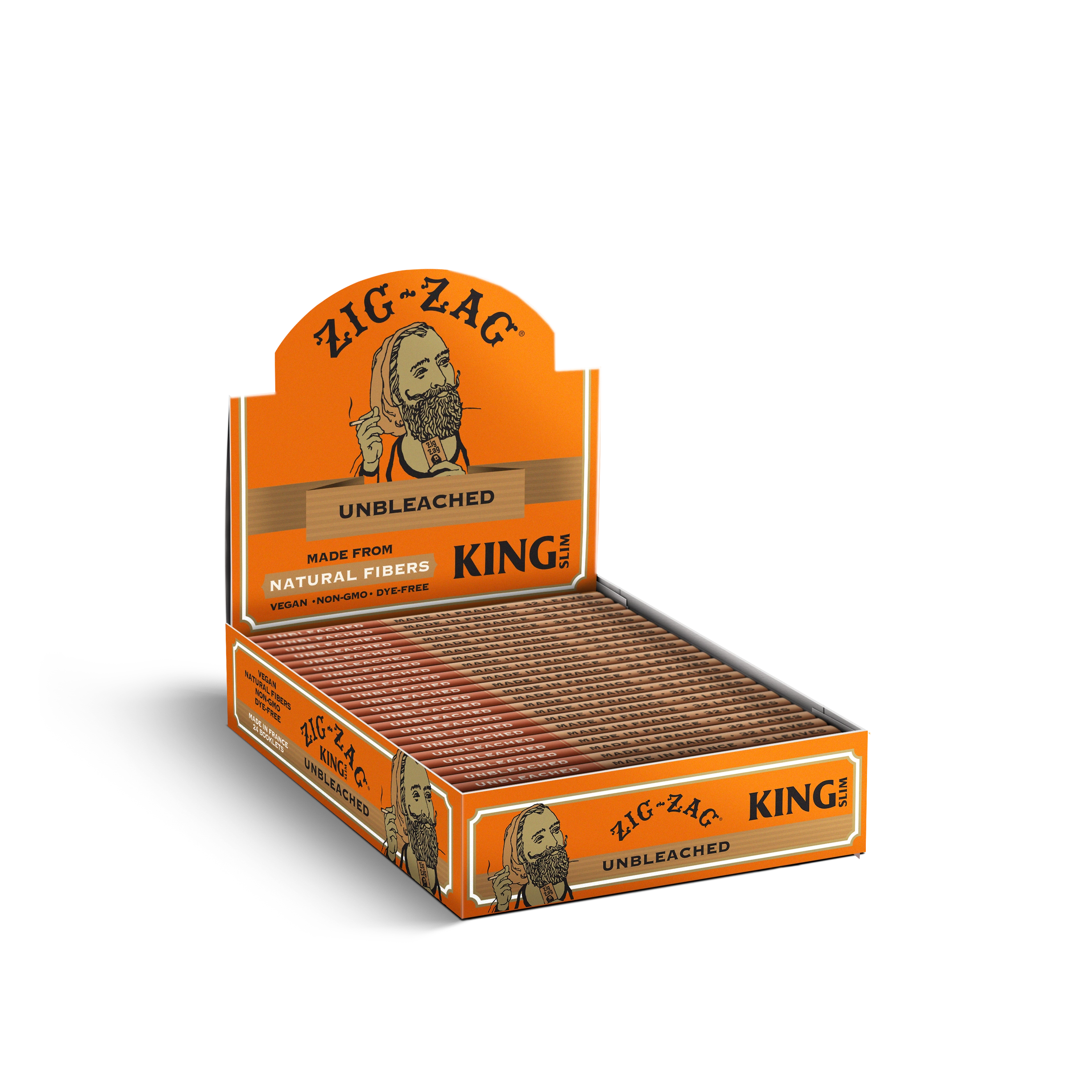 Unbleached King Slim Papers 110 mm