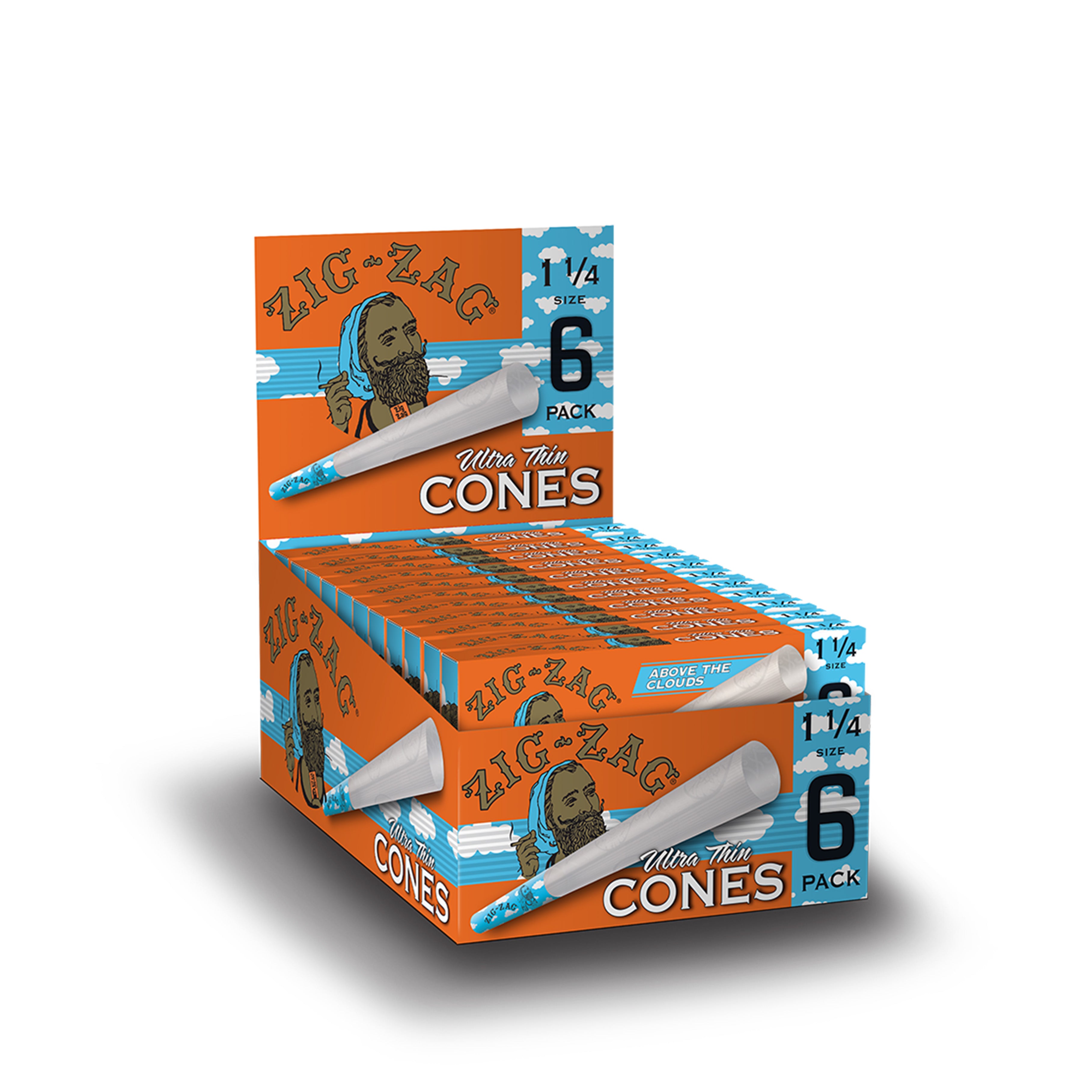 Above The Clouds - 1 1/4 Colored Tip Cones