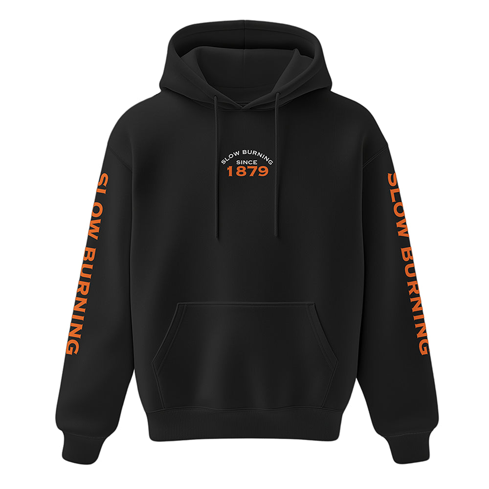 Zig-Zag Booklet Hoodie - Blackout