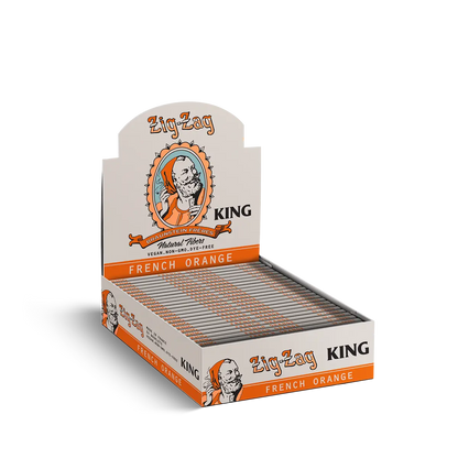 Zig-Zag Vintage French Orange King Size | Zig-Zag