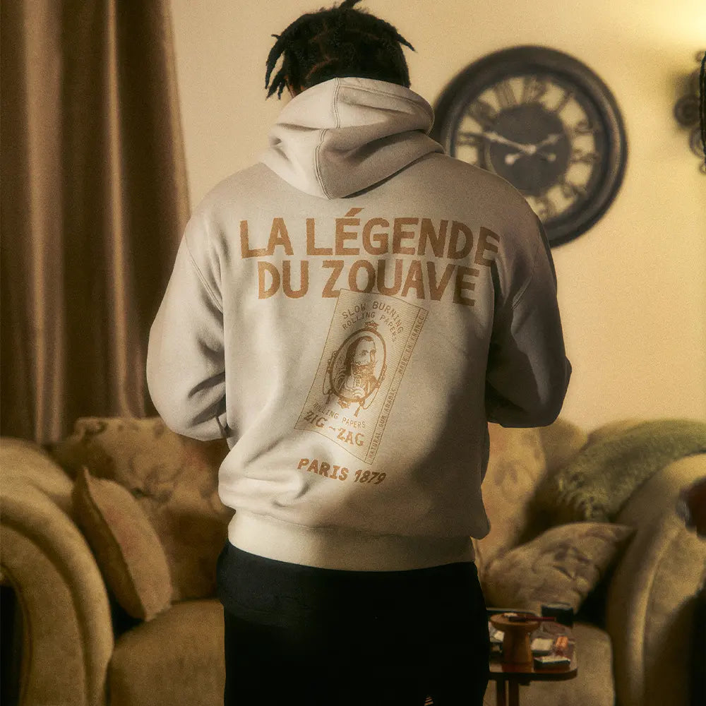 Zig-Zag La Legende Hoodie - White