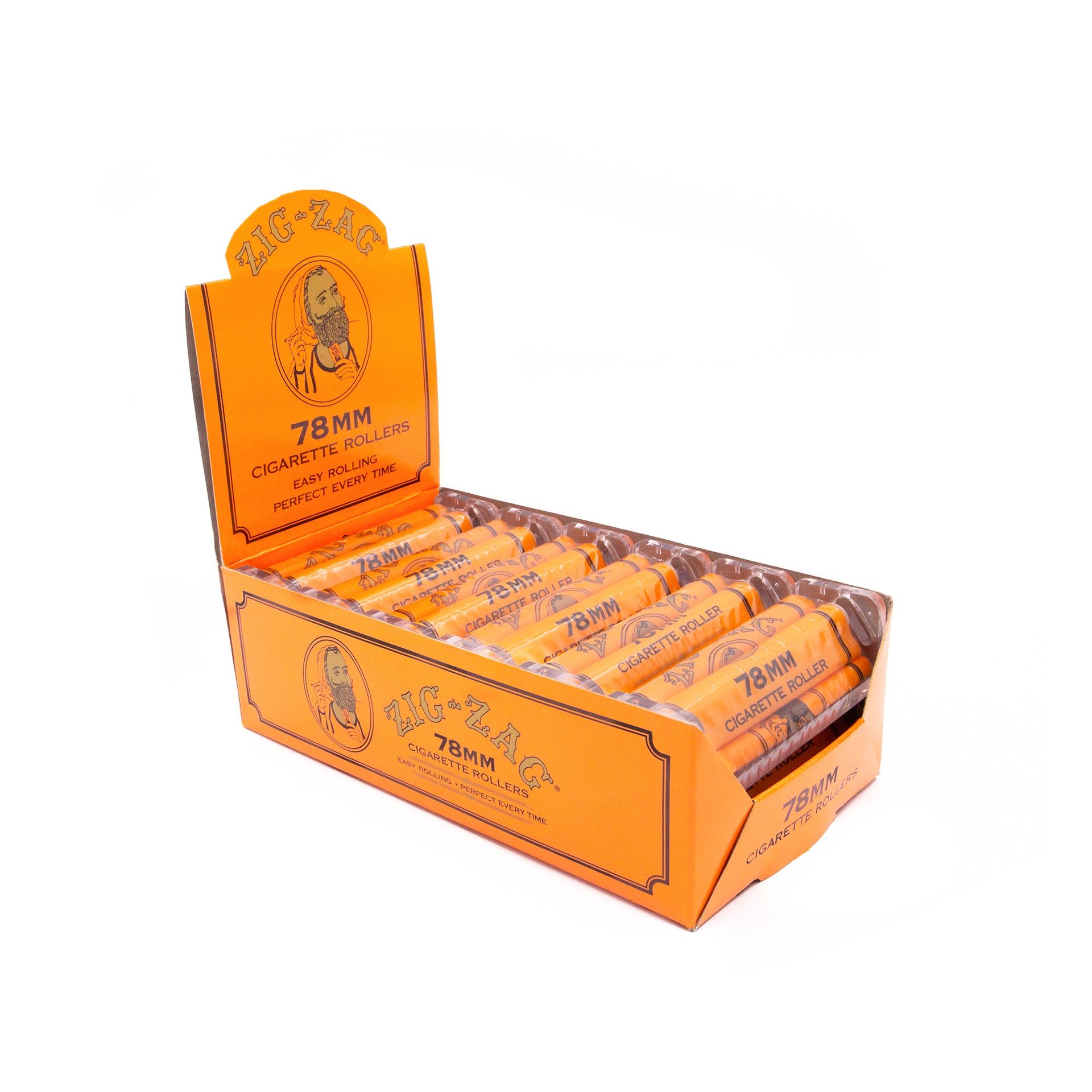 tobacco rollers VEVOR Cigarette Rolling Machine, Solid Brass Cigarette Roller, Manual Rolling Machine Fits Up to 70mm Paper, Vintage & Luxurious Gift for Father's Day, Birthday Zig Zag Cigarette Rolling Machine