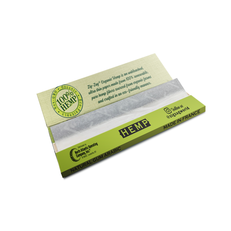 King Size Organic Hemp Rolling Papers | Zig Zag – Zig-Zag