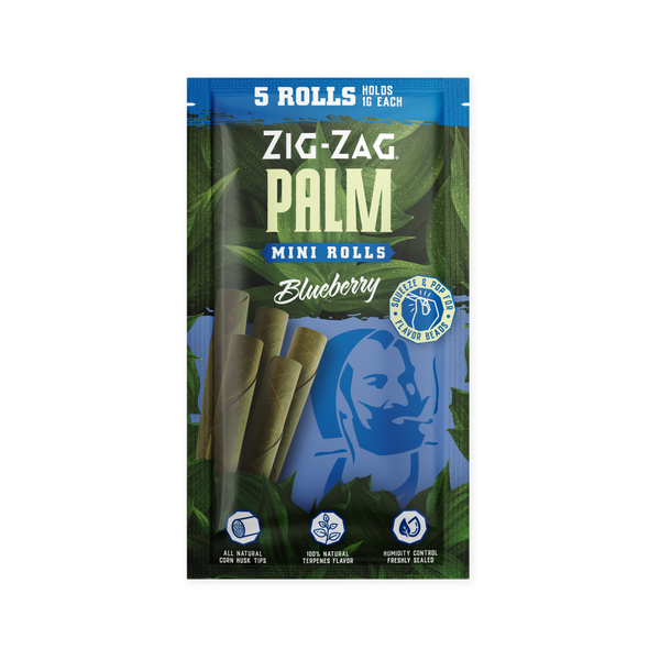 Mini Palm Rolls 5pk -  Blueberry