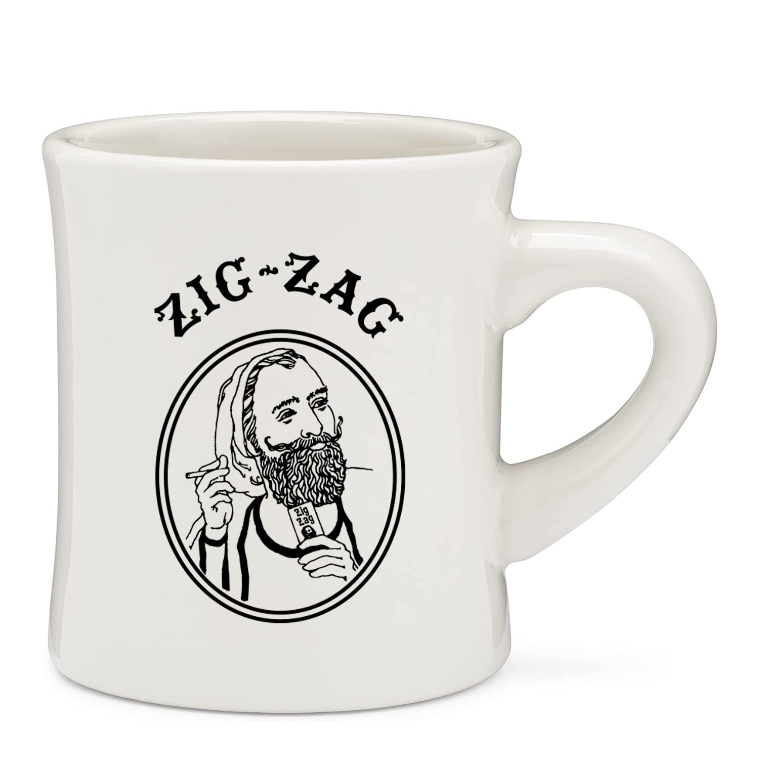 ZIG-ZAG COFFEE MUGS - DINER WHITE – Zig-Zag