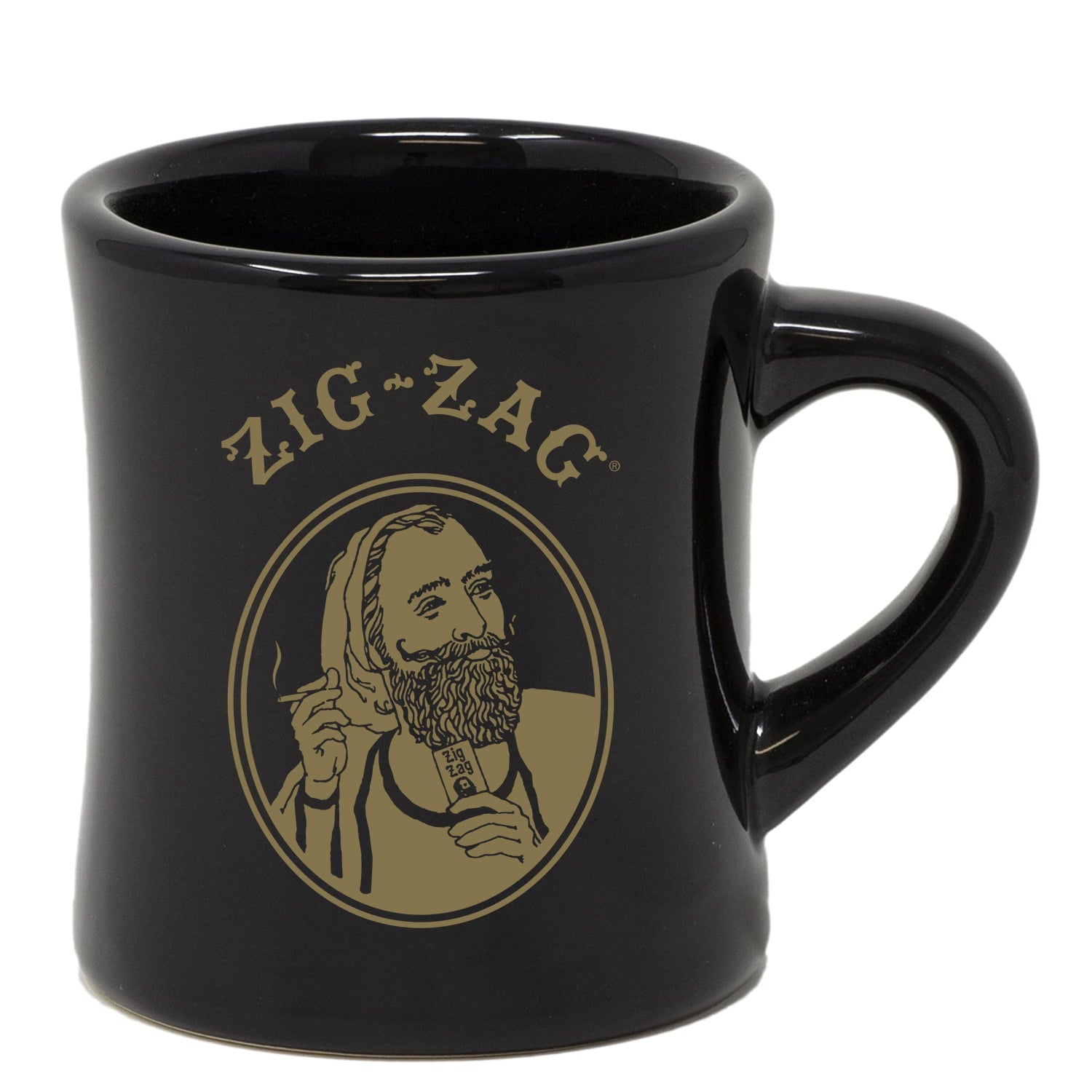 ZIGZAG COFFEE MUGS DINER BLACK ZigZag